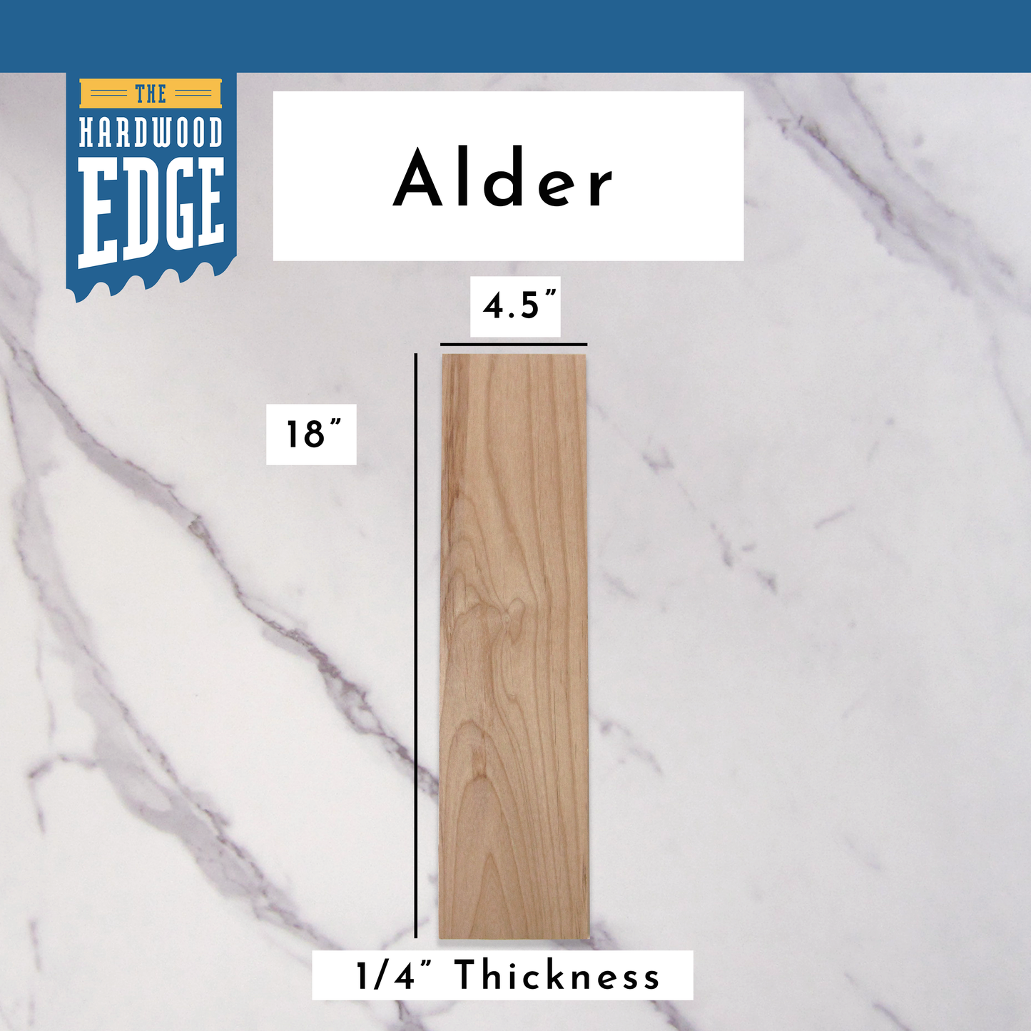 Alder Thin-Sawn Craft Board