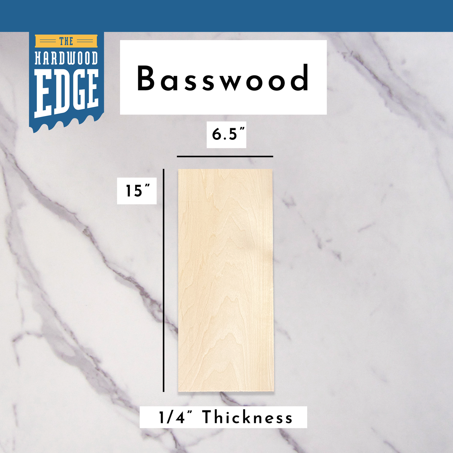 Basswood Thin-Sawn Craft Board