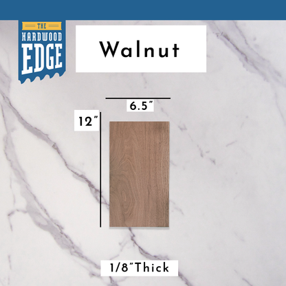 Walnut Hardwood Thin-Sawn Craft Board