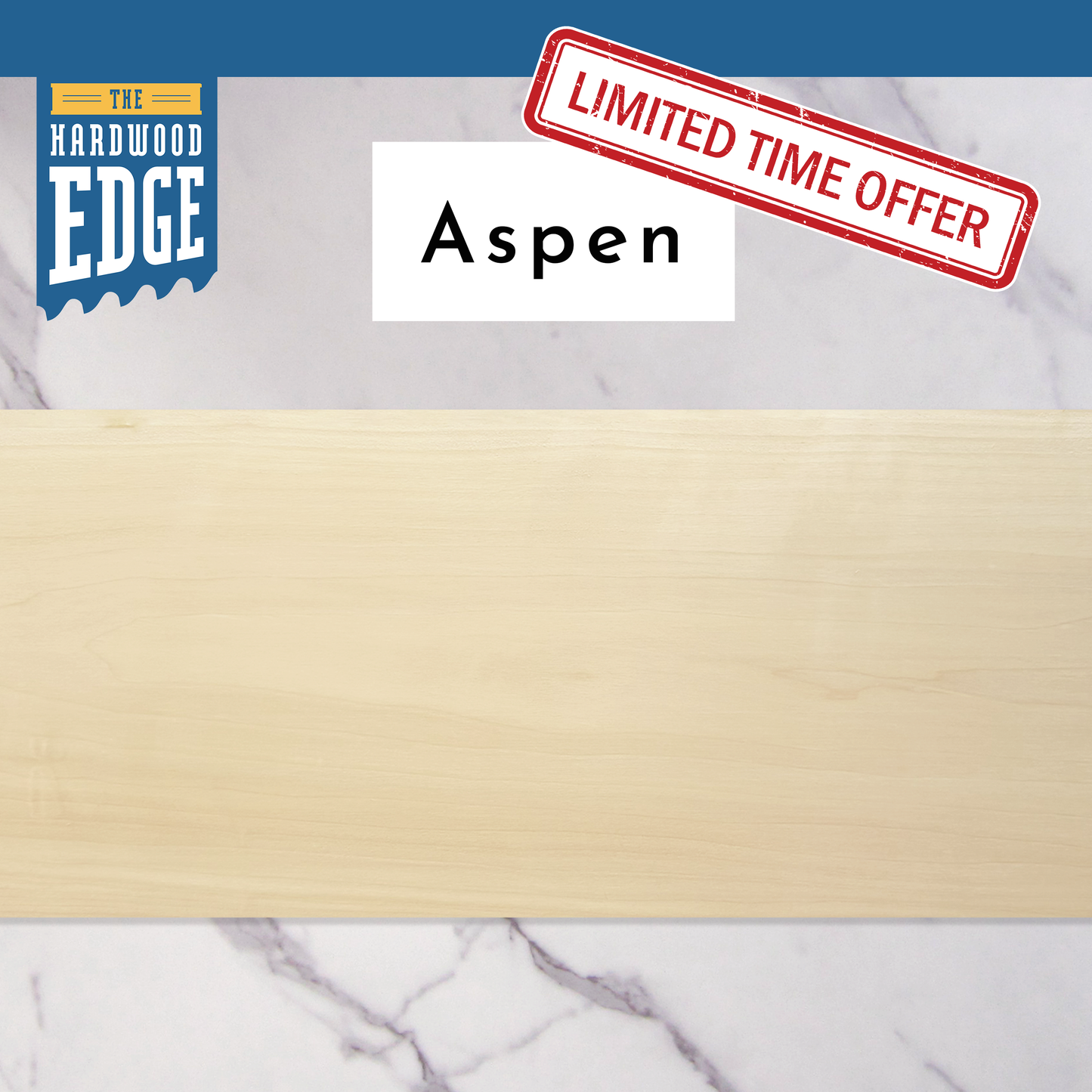 Aspen 0.312"x7.25"x20" 100% Solid Hardwood