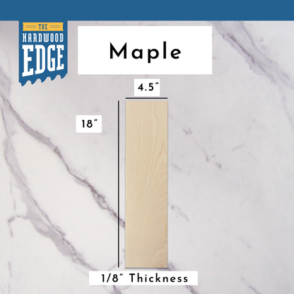 Hard Maple Thin-Sawn Craft Board