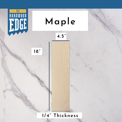 Hard Maple Thin-Sawn Craft Board