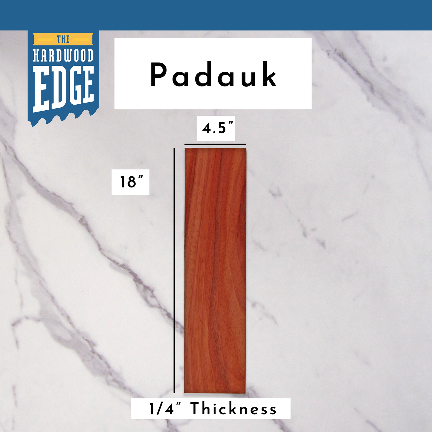Padauk Thin-Sawn Craft Board