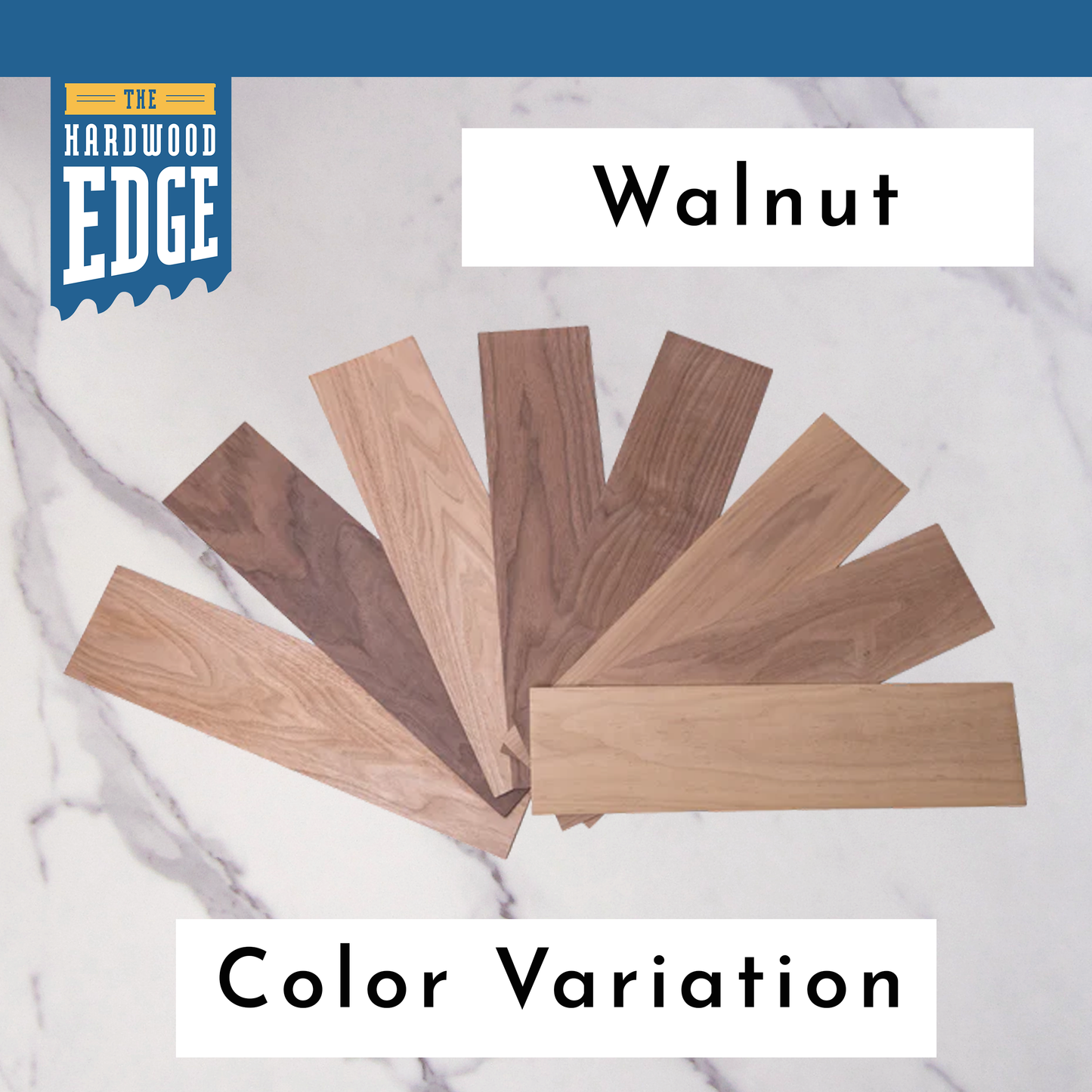 Walnut Hardwood Thin-Sawn Craft Board