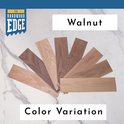 Walnut Hardwood Thin-Sawn Craft Board