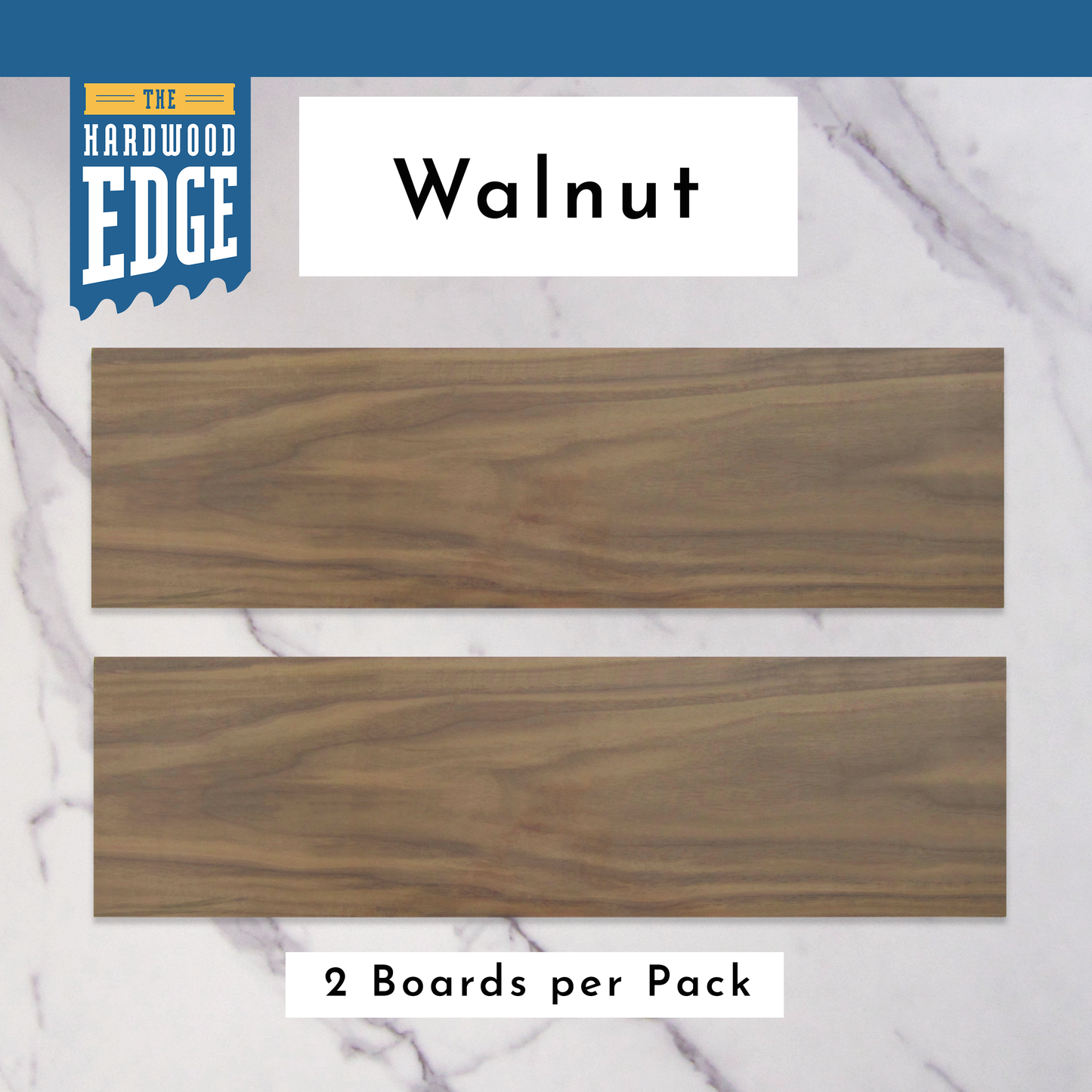 Walnut 6.5"x24" 2-Piece Pack 100% Solid Hardwood