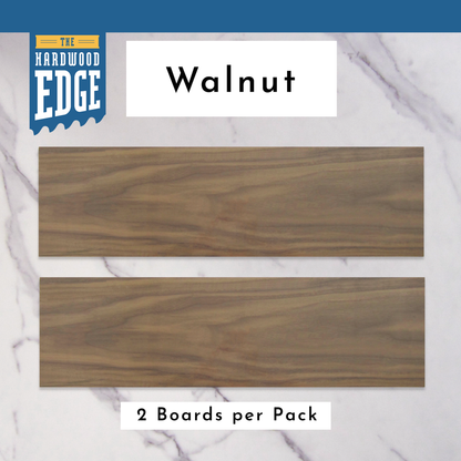 Walnut 6.5"x24" 2-Piece Pack 100% Solid Hardwood