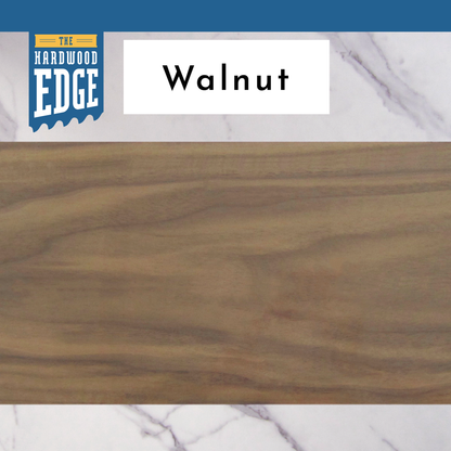 Walnut 6.5"x24" 2-Piece Pack 100% Solid Hardwood